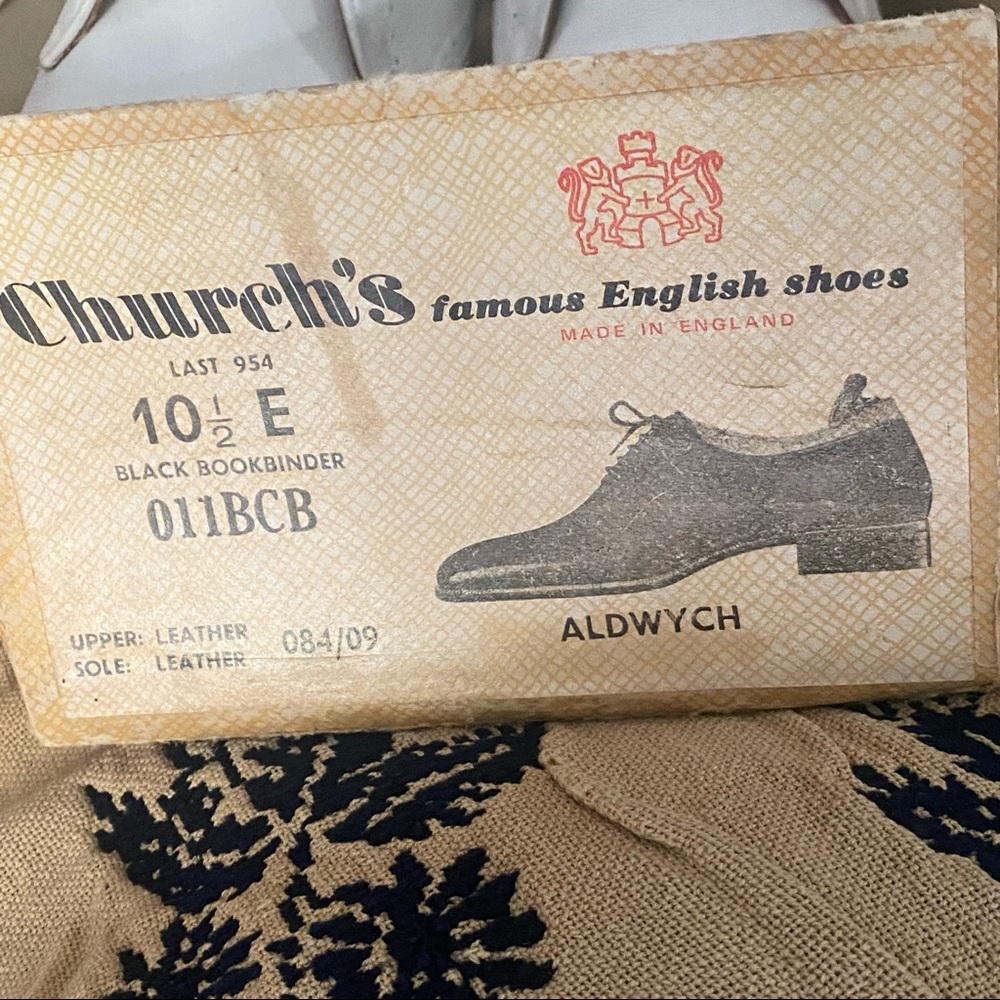 Antique white leather church men’s dress shoes